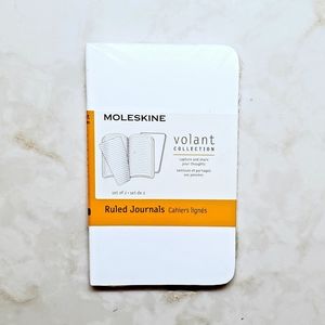 NEW: Volant Collection White XS Ruled Journal Set